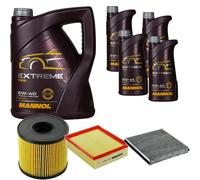 DENCKERMANN Controllo Set MANNOL Estremo 5W-40 9L per Renault Laguna II