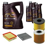 DENCKERMANN Controllo Set MANNOL Estremo 5W-40 9L per Renault Laguna II