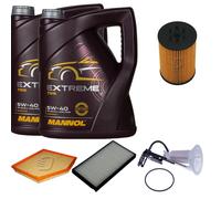 DENCKERMANN Controllo Set MANNOL Extreme 5W-40 10 L per BMW 6er Cabriolet 645