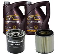 DENCKERMANN Controllo Set MANNOL Extreme 5W-40 10L Per Ford Maverick 2.7 TD