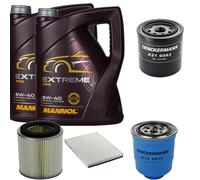 DENCKERMANN Controllo Set MANNOL Extreme 5W-40 10L Per Ford Maverick 2.7 TD