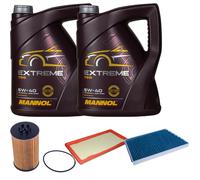 DENCKERMANN Controllo Set MANNOL Extreme 5W-40 10L Per Mercedes-Benz CLK