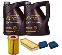 DENCKERMANN Controllo Set MANNOL Extreme 5W-40 10L per Mercedes-Benz E-Klasse