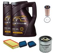 DENCKERMANN Controllo Set MANNOL Extreme 5W-40 10L per Mercedes-Benz E-Klasse
