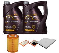 DENCKERMANN Controllo Set MANNOL Extreme 5W-40 10L per Mercedes-Benz E-Klasse