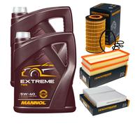DENCKERMANN Controllo Set MANNOL Extreme 5W-40 10L per Mercedes M-Klasse ML