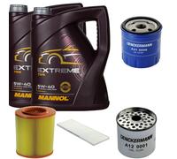 DENCKERMANN Controllo Set MANNOL Extreme 5W-40 10L Per Peugeot Boxer Kasten