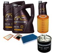 DENCKERMANN Controllo Set MANNOL Extreme 5W-40 11L Per Mercedes-Benz C-Klasse