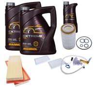 DENCKERMANN Controllo Set MANNOL Extreme 5W-40 11L per Mercedes M-Klasse ML