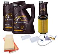 DENCKERMANN Controllo Set MANNOL Extreme 5W-40 11L per Mercedes M-Klasse ML