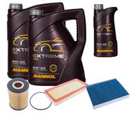 DENCKERMANN Controllo Set MANNOL EXTREME 5W-40 11L Per PORSCHE CAYENNE 4.8 S