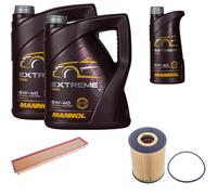 DENCKERMANN Controllo Set MANNOL Extreme 5W-40 11L Per Porsche Panamera 4.8