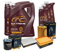 DENCKERMANN Controllo Set MANNOL Extreme 5W-40 13L per Mercedes Sprinter 5-T