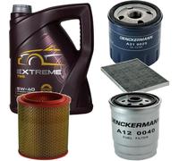 DENCKERMANN Controllo Set MANNOL Extreme 5W-40 5L Per Alfa Romeo 166 2.4 JTD