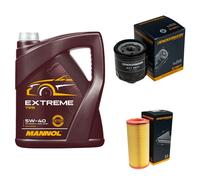 DENCKERMANN Controllo Set MANNOL EXTREME 5W-40 5L Per AUDI A2 1.4 1.6 FSI VW