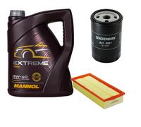DENCKERMANN Controllo Set MANNOL EXTREME 5W-40 5L Per AUDI CABRIOLET 2.3 E