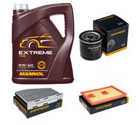 DENCKERMANN Controllo Set MANNOL EXTREME 5W-40 5L Per AUDI Q3 1.4 TSI A3