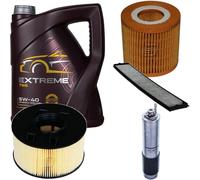 DENCKERMANN Controllo Set MANNOL Extreme 5W-40 5L Per BMW 3er Compact 316 TI
