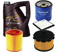 DENCKERMANN Controllo Set MANNOL Extreme 5W-40 5L per Citroën Berlingo Kit Olio