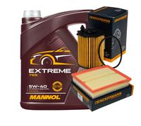 DENCKERMANN Controllo Set MANNOL Extreme 5W-40 5L per Citroën Berlingo Kit Olio