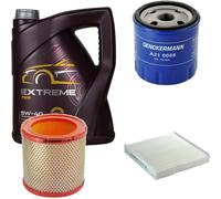 DENCKERMANN Controllo Set MANNOL Extreme 5W-40 5L per Citroën Berlingo Kit Olio