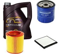 DENCKERMANN Controllo Set MANNOL Extreme 5W-40 5L per Citroën Berlingo Kit Olio