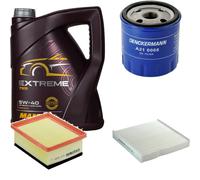 DENCKERMANN Controllo Set MANNOL Extreme 5W-40 5L per Citroën Berlingo Kit Olio