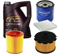 DENCKERMANN Controllo Set MANNOL Extreme 5W-40 5L per Citroën Berlingo Kit Olio