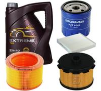 DENCKERMANN Controllo Set MANNOL Extreme 5W-40 5L per Citroën Berlingo Kit Olio