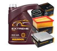 DENCKERMANN Controllo Set MANNOL Extreme 5W-40 5L Per Dacia Duster Logan MCV