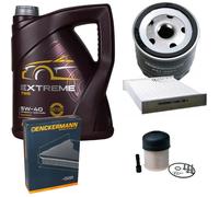 DENCKERMANN Controllo Set MANNOL Extreme 5W-40 5L Per Dacia Lodgy 1.5 DCI