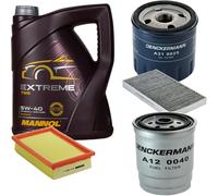 DENCKERMANN Controllo Set MANNOL EXTREME 5W-40 5L Per Fiat Bravo I 1.9 JTD