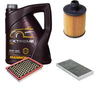 DENCKERMANN Controllo Set MANNOL Extreme 5W-40 5L Per Fiat Croma 1.9 D