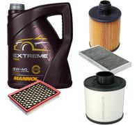 DENCKERMANN Controllo Set MANNOL Extreme 5W-40 5L Per Fiat Croma 1.9 D