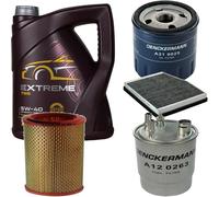 DENCKERMANN Controllo Set MANNOL EXTREME 5W-40 5L Per Fiat Doblo Cargo 1.9