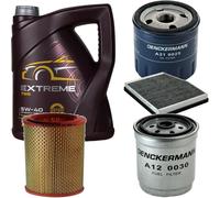 DENCKERMANN Controllo Set MANNOL EXTREME 5W-40 5L Per Fiat Doblo Cargo 1.9