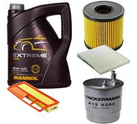 DENCKERMANN Controllo Set MANNOL Extreme 5W-40 5L Per Fiat Panda 1.3 D