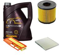DENCKERMANN Controllo Set MANNOL Extreme 5W-40 5L Per Fiat Panda 1.3 D