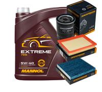 DENCKERMANN Controllo Set MANNOL Extreme 5W-40 5L Per Mazda 2 1.4 1.25