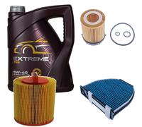 DENCKERMANN Controllo Set MANNOL Extreme 5W-40 5L Per Mercedes-Benz C-Klasse