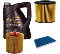 DENCKERMANN Controllo Set MANNOL Extreme 5W-40 5L Per Mercedes-Benz C-Klasse