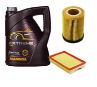 DENCKERMANN Controllo Set MANNOL EXTREME 5W-40 5L Per Opel Agila (A) 1.0 1.2