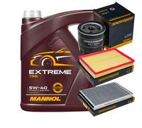 DENCKERMANN Controllo Set MANNOL Extreme 5W-40 5L Per Opel Astra G CC 1.6