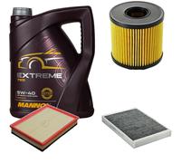 DENCKERMANN Controllo Set MANNOL EXTREME 5W-40 5L Per Opel Astra H 1.3 CDTi