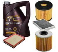 DENCKERMANN Controllo Set MANNOL Extreme 5W-40 5L Per Opel Astra H Caravan