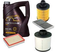 DENCKERMANN Controllo Set MANNOL EXTREME 5W-40 5L Per Opel Corsa C 1.3 CDTi