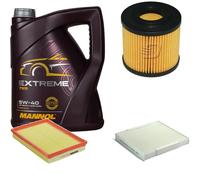 DENCKERMANN Controllo Set MANNOL Extreme 5W-40 5L Per Opel Meriva