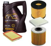 DENCKERMANN Controllo Set MANNOL Extreme 5W-40 5L Per Opel Meriva