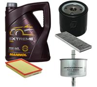 DENCKERMANN Controllo Set MANNOL Extreme 5W-40 5L Per Opel Vectra B 1.6I 16V