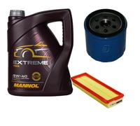 DENCKERMANN Controllo Set MANNOL EXTREME 5W-40 5L Per Opel Vivaro Kasten 1.9